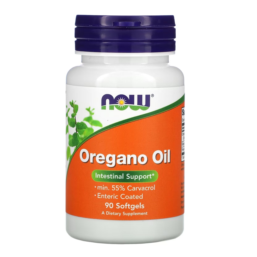 Óleo de Orégano Now Foods Oregano Oil Revestido 90 Sofgels em Oferta na Shopee