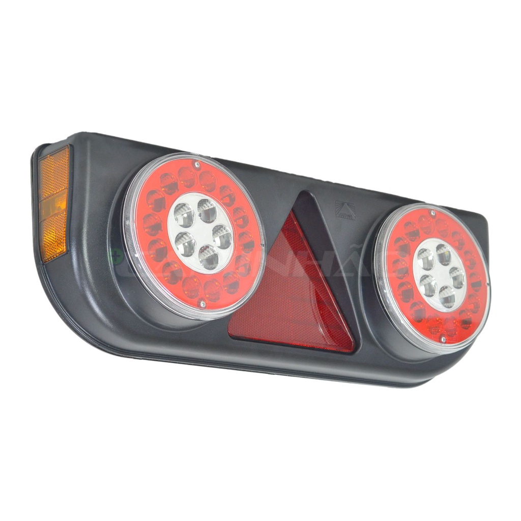 Lanterna Traseira LED Carreta Facchini Original Aspock Braspoint 3 Vermelha 24V