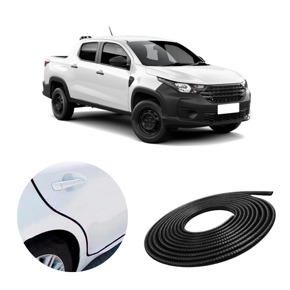 Borracha Protetora Borda Porta Veículo Strada em Oferta na Shopee