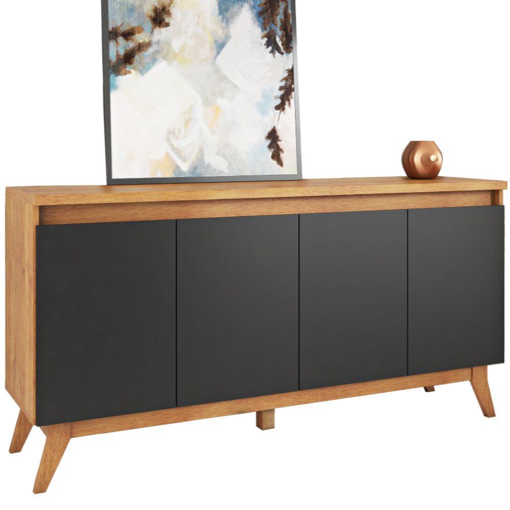 Buffet Viero Flip Mel 4 Portas Sem Espelho 76X156X41cm em Oferta na Shopee