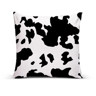 Almofada Para Sofá Sala Cama Cheia Com Capa 30X30 Vaca