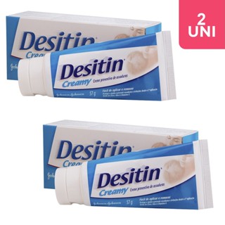 Kit 02 Unidades Desitin Proteção Diária Creamy Creme Preventivo De Assaduras Creamy, 57G