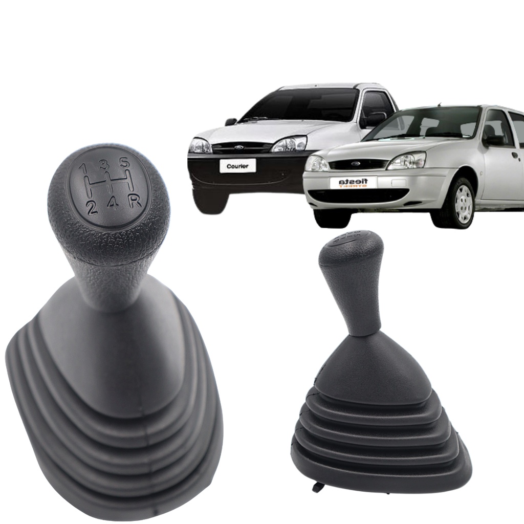 Jogo Coifa e Manopla Fiesta Street 2001 2002 e 2006 e Courier 2001 2002 e 2013 Sem Resina