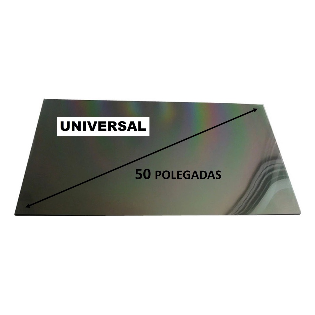 Filme Polarizador TV compatível universal 50 Polegadas
