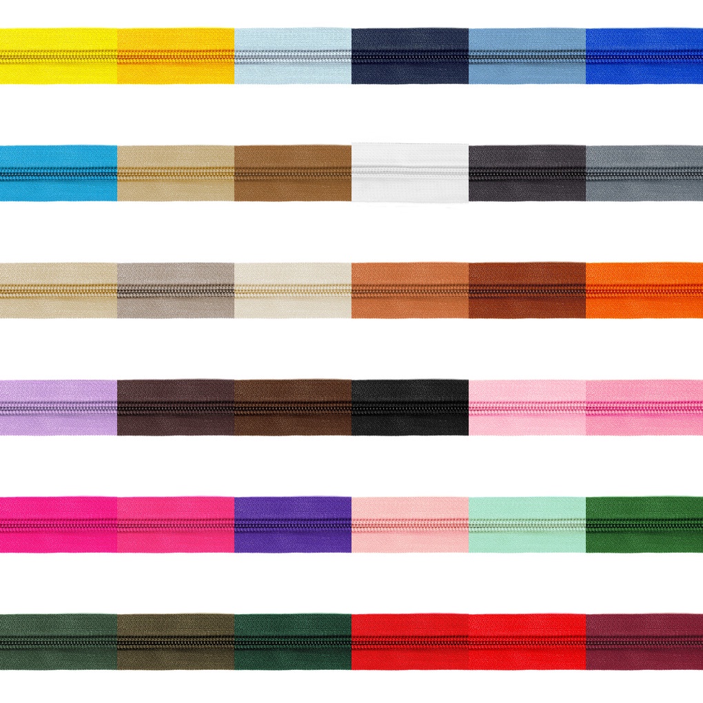 Zíper Número 3 De Nylon 10 Metros Para Artesanato em Oferta na Shopee