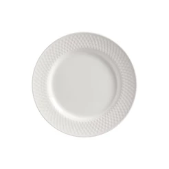 Conjunto com 6 Pratos de Sobremesa Split White Ø21cm Cerâmica Alleanza