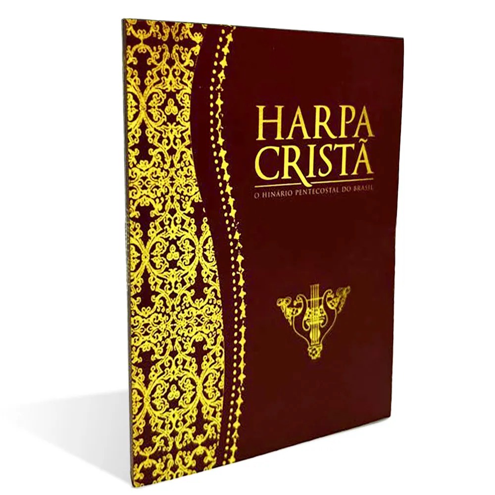 Harpa Cristã Pequena | Letra Média | Brochura | Vinho em Oferta na Shopee