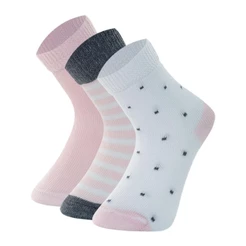 Kit 3 Pares Meias Cano Médio Bebê Mash Infantil