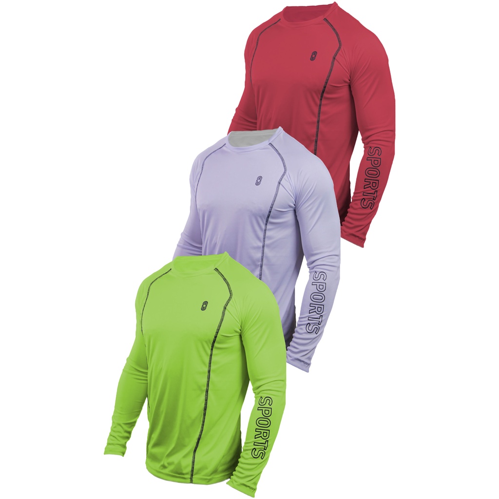 Camiseta Skube Sports Com Proteção UV 50+ Dry Fit Segunda Pele Térmica Tecido Termodry Manga Longa