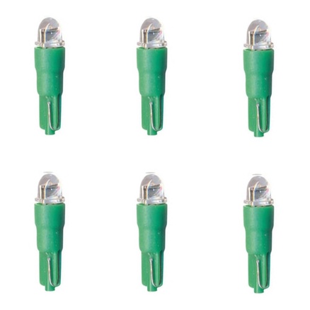 Lampada (6) Pinguinho Led Verde Soquete Painel Fusca em Oferta na Shopee