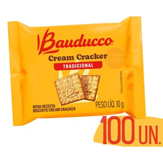 Biscoito Bauducco 10g Cream Cracker Levíssimo - 100 unidades
