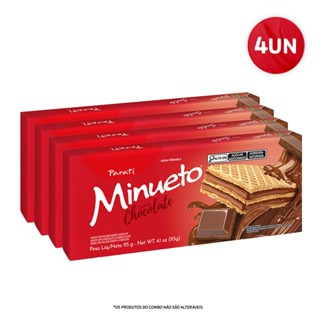 Combo Wafer Minueto Chocolate 115G - 8 Unidades