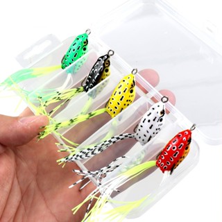 Isca Soft Frog Isca De Pesca 3,5g/5g/8g Frog Lure isca artificial superficie flutuante Macia De Rã Com Aço De Alto Carbono Anzol Duplo Falsa Rabo