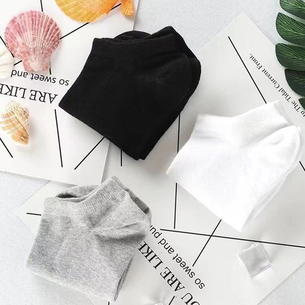 Meias Masculinas De Cor Sólida De Cano Baixo , Confortáveis , Quentes , Macias , Adequadas Para Esportes Ao Ar Livre