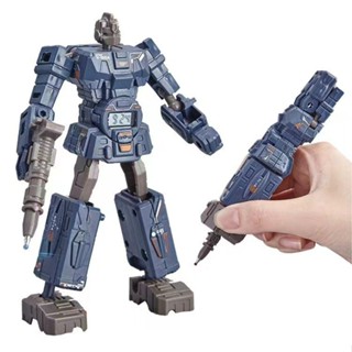 Caneta Transformadora Infantil, Robô Rotativo Conjunto, Transformadores de Brinquedos Infantis Dois em Um