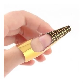 100 Molde Adesivo Para Alongamento E Porcelana Unhas Coração em Oferta na Shopee