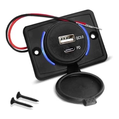 Carregador de Celular p/ Carro Van Onibus Com Usb- Pd 12/24v