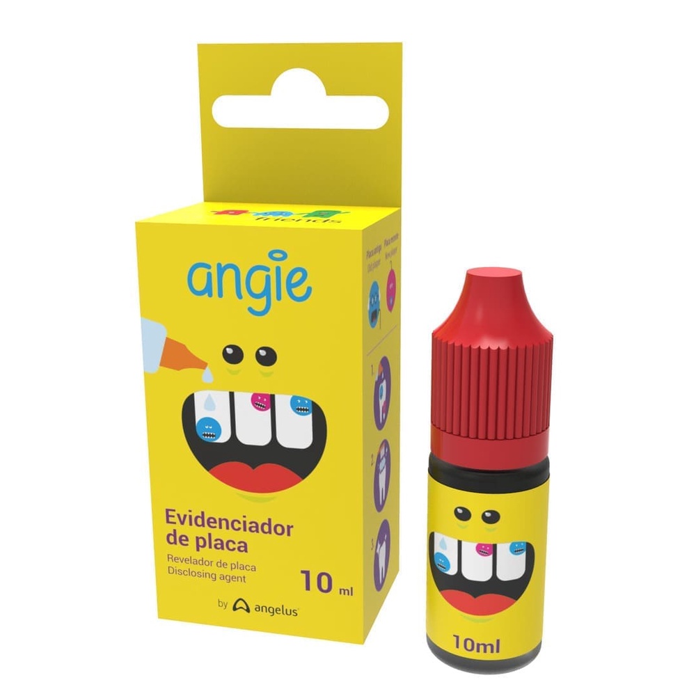 Evidenciador Revelador de Placa Bacteriana 10ml Angie