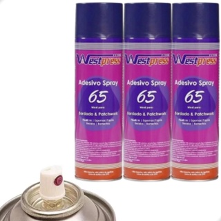 Kit 3 Colas Adesivo Spray 65 Temporaria Bordado Patchwork em Oferta na Shopee
