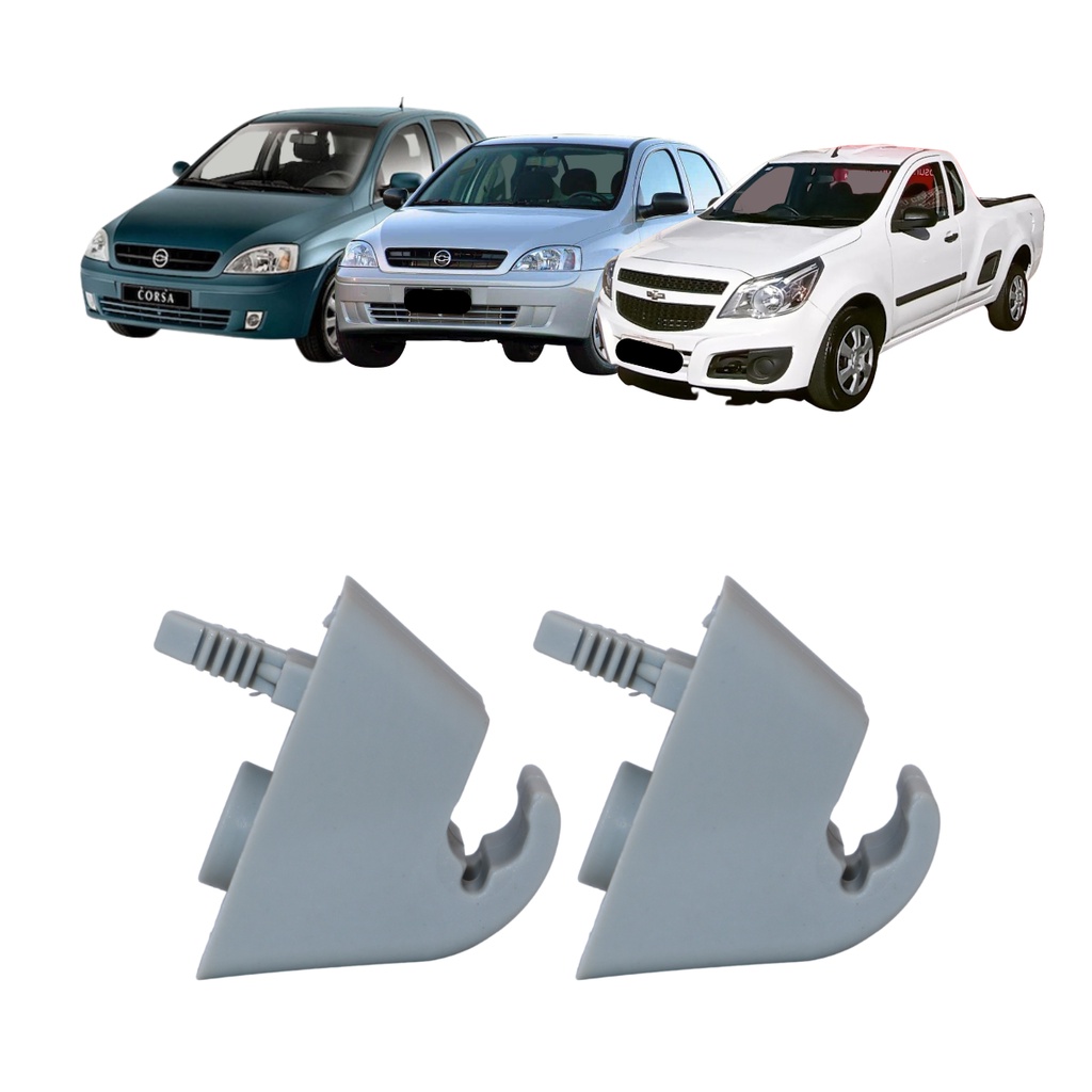 Par Suporte Quebra Sol Novo Corsa Meriva Montana 2002 03 04 05 A 2012