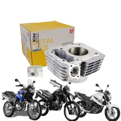 Kit Cilindro Motor Pistao Yamaha Fazer Lander Tenere 250 2005 2006 2007 a 2026 Original Metal Leve