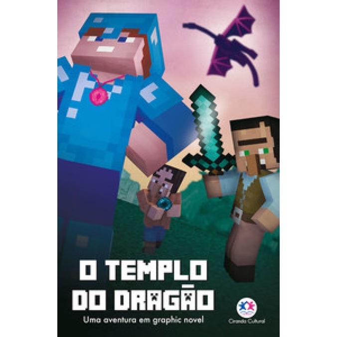 MINECRAFT   O TEMPLO DO DRAGÃO   LIVRO 4 em Oferta na Shopee