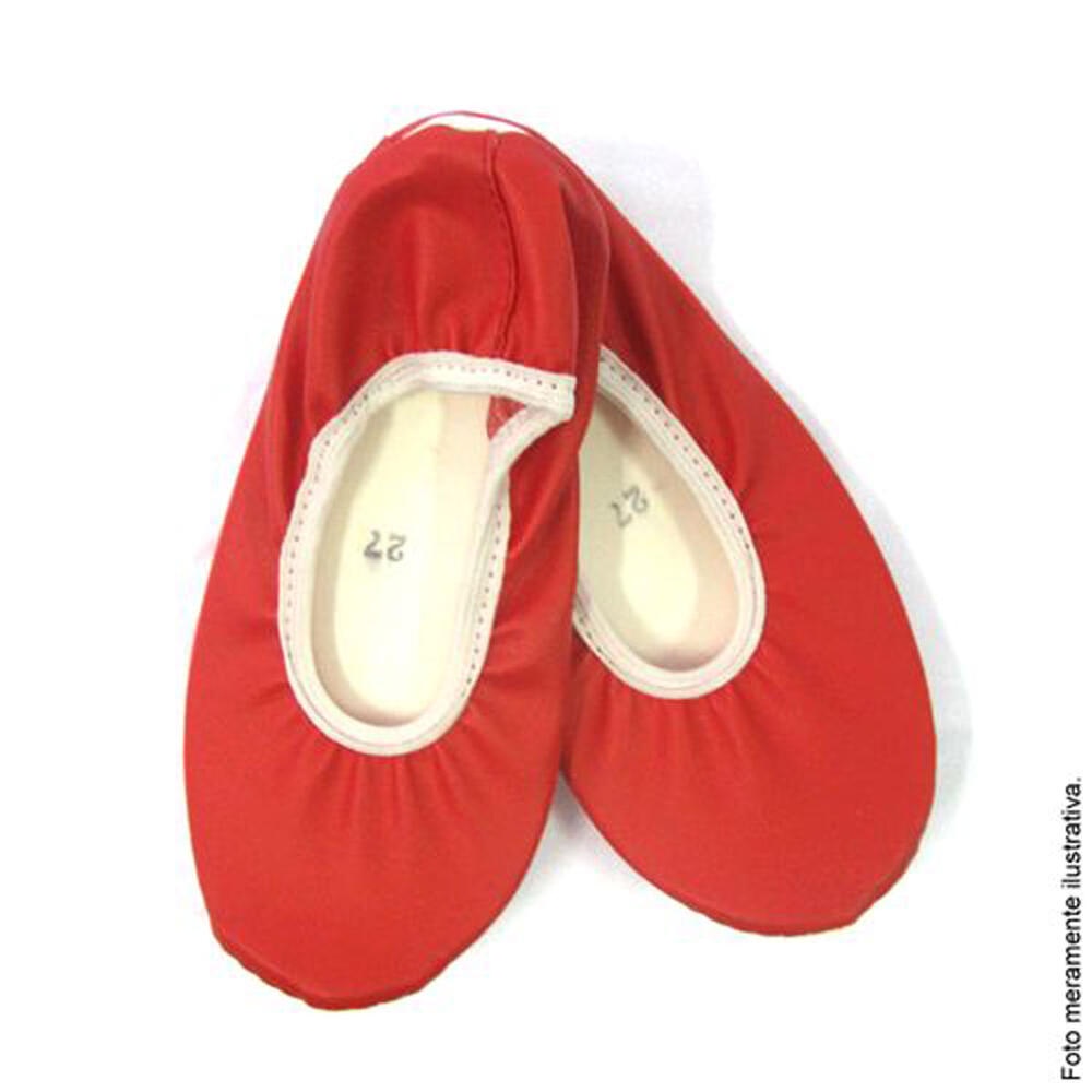 Sapatilha Simples - Vermelha em Oferta na Shopee