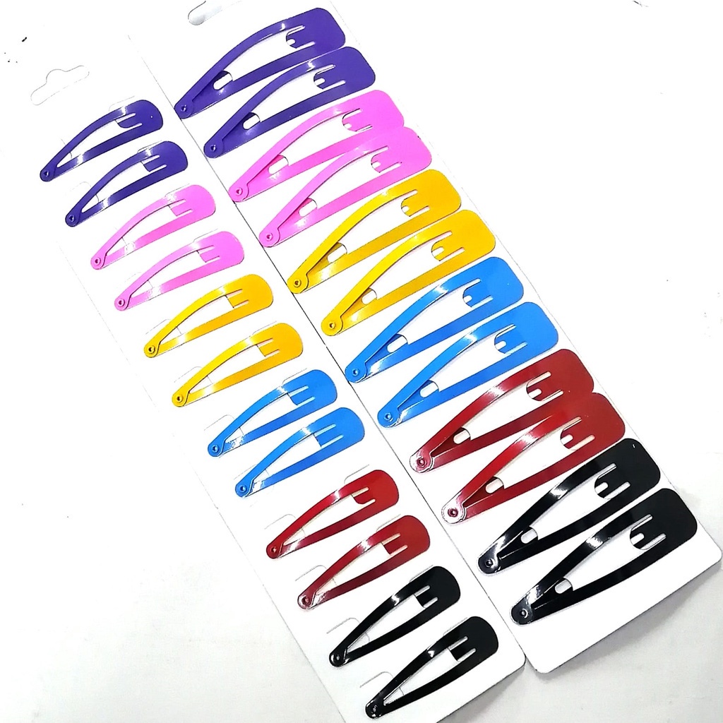 kit 36 Presilha Tic Tac Prendedor de Cabelo 4.5