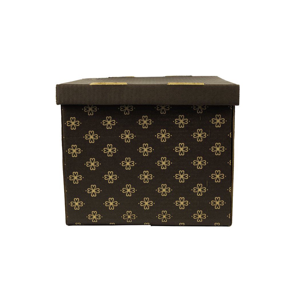 Caixa para Transporte Nº6 Impresso Marrom 25x25x22 Sulformas Rizzo - Stationery