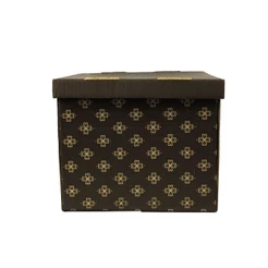 Caixa para Transporte Nº6 Impresso Marrom 25x25x22 Sulformas Rizzo