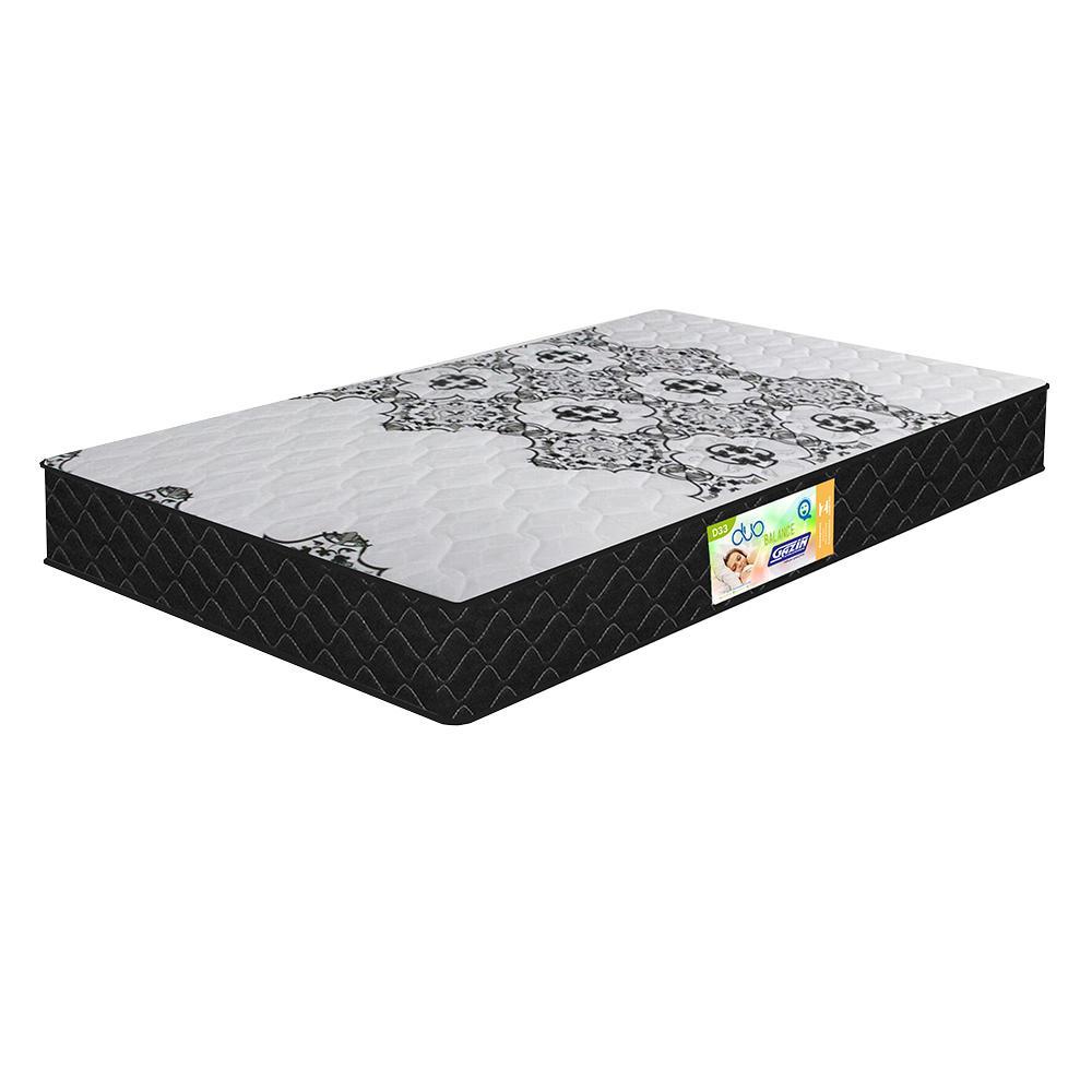 Colchão De Espuma D33 Solteiro 0,88m Duo Balance Gazin Preto em Oferta na Shopee