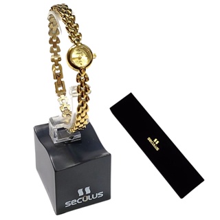 Relógio Seculus Feminino Analógico Dourado Mini 44030LPSVDA1 em Oferta na Shopee