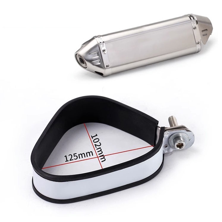 Braçadeiras De Tubo De Escape De Motocicleta Em Aço Inoxidável , Anéis De Montagem De Suporte De Fixação