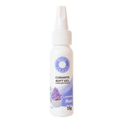 Corante SoftGel Lavanda - 15g - 1 unidade - Mago - Rizzo