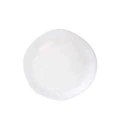 Prato Cerâmica Premium Sobremesa - Branco Mate - 20cm - 1 unidade - Rizzo