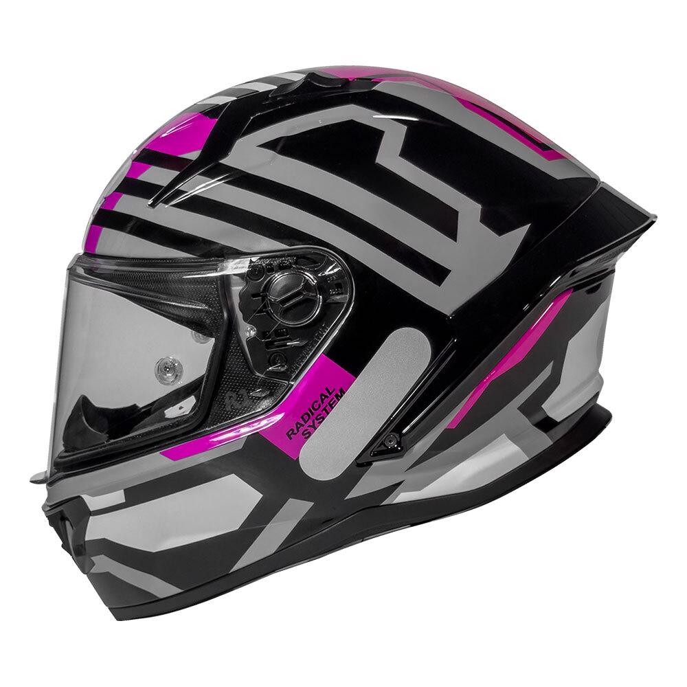 CAPACETE FEMININO FECHADO GP TECH PILOT BLADE ROSA