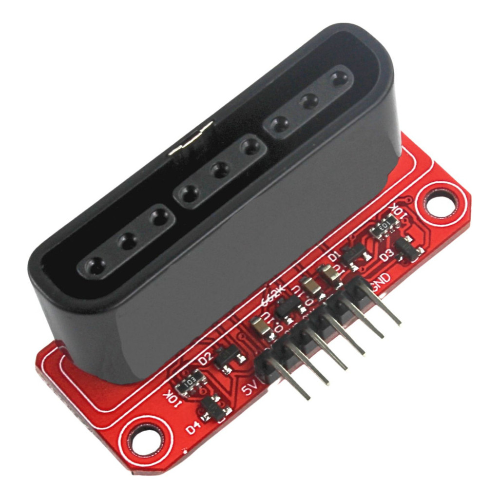 Adaptador Ps2 Spi Controle Ps2 Ps3 Sem Fio Para Arduino