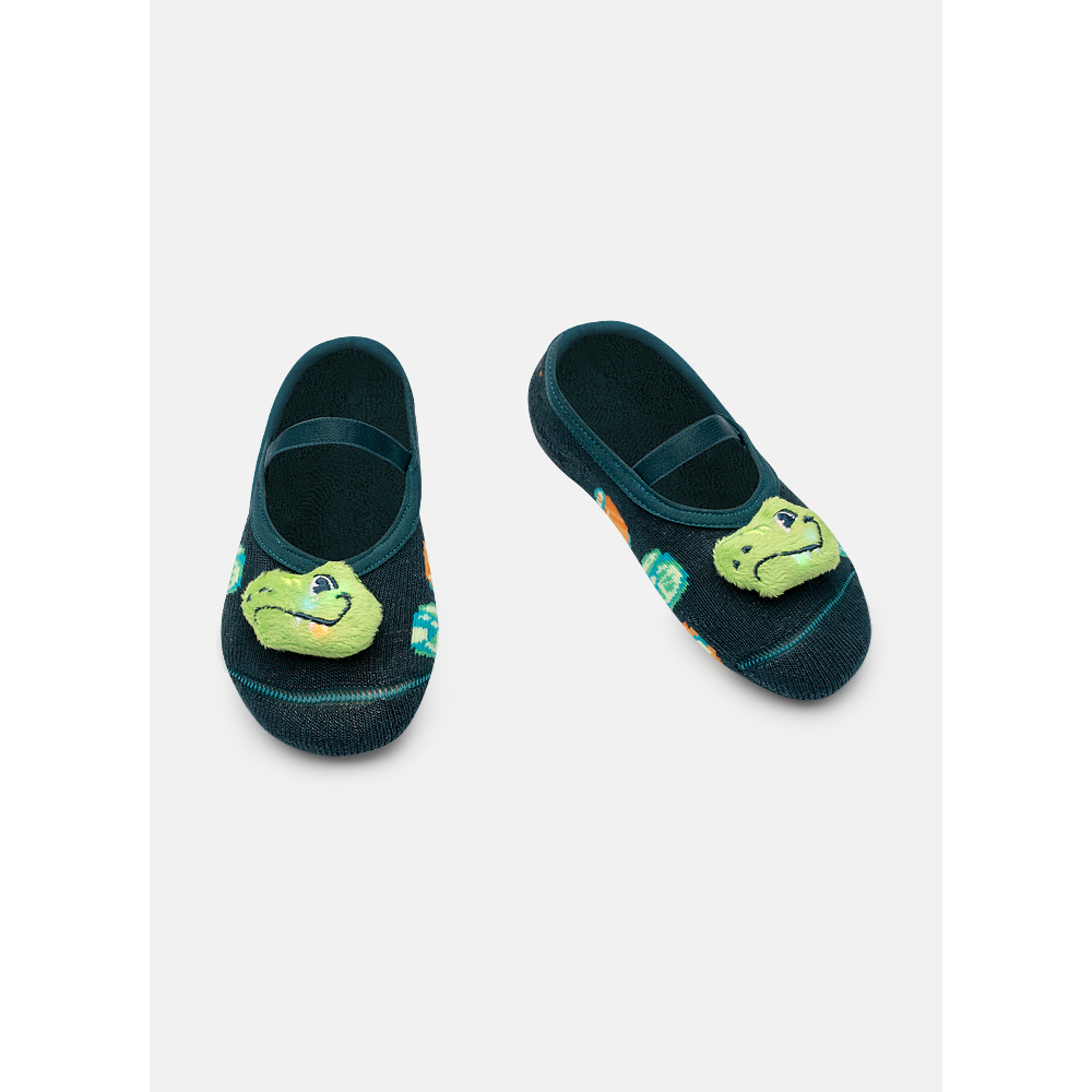 Meia Sapatilha Bebê Menino com Aplique de Led Dino Miami - Puket em Oferta na Shopee