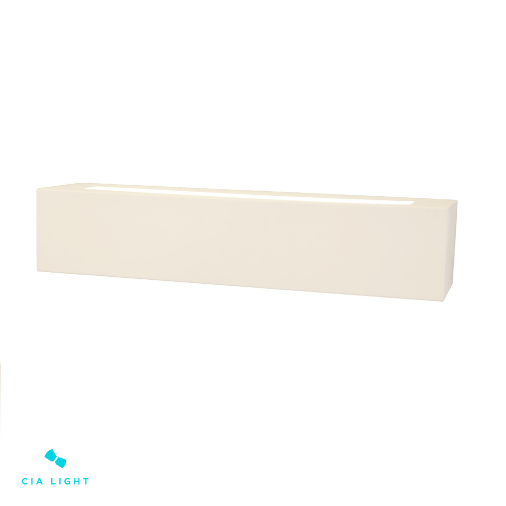 Arandela de Parede Externa Alumínio Halopin 2xG9 33,3x7x8,4cm D&D Iluminação Branco