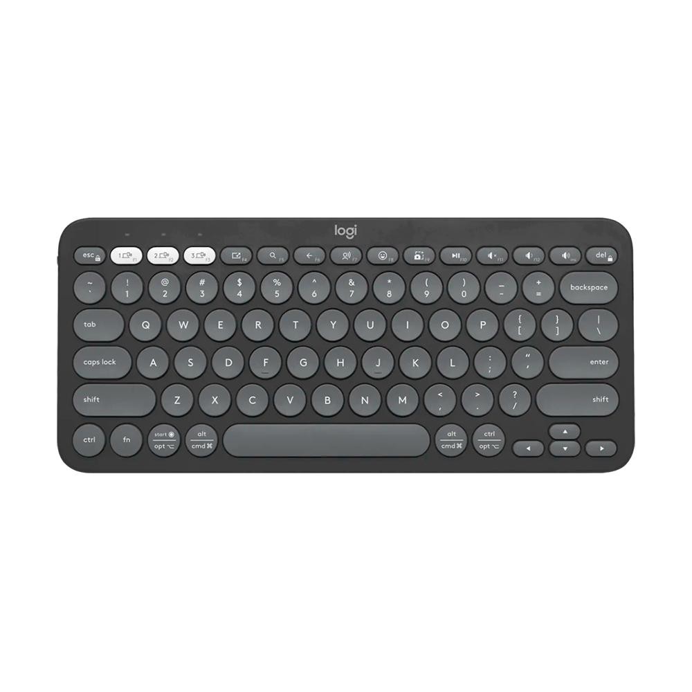 Teclado Sem Fio Logitech Pebble Keys 2 K380s Bluetooth Grafite US -  920-011789 em Oferta na Shopee