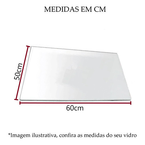 Tampa Vidro 600X500 Fogão Brastemp Quality 4 Bocas Antigo