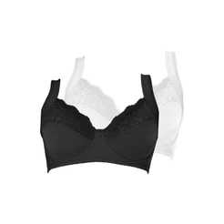Kit com 2 Sutiãs com Aro e sem Bojo Dilady 123410