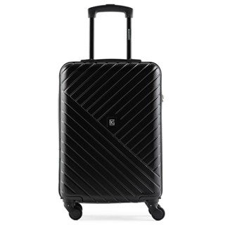 Mala de Bordo Abs 4 Rodas Detroit Preta em Oferta na Shopee