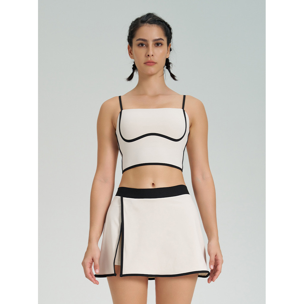 Nova cor combinando colete esportivo de secagem rápida feminino/Fitness à prova de choque ...