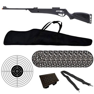 Carabina de Pressão Jade Pro Nitro 5.5mm - CBC + 10 Chumbos + Bandoleira + Capa + Alvo + Porta Chumbo em Oferta na Shopee