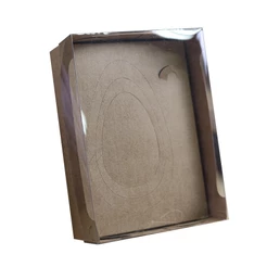 Caixa Ovo de Colher de 350/500/750g - Encanto Kraft Cód 4358 - 10 unidades - Ideia Embalagens - Rizzo Distribuidora