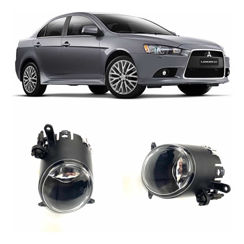 Farol Milha Auxiliar Mitsubishi Lancer Cvt Hle Hl Esquerdo