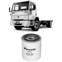 Filtro Refrigeração Cargo 1421 1517 1521 Cummins 6 Btaa