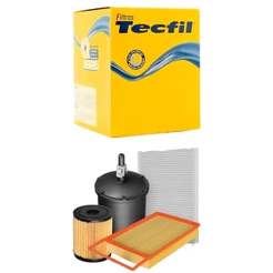Kit Troca De Filtros Palio 1.6 1.8 16v Flex Tecfil