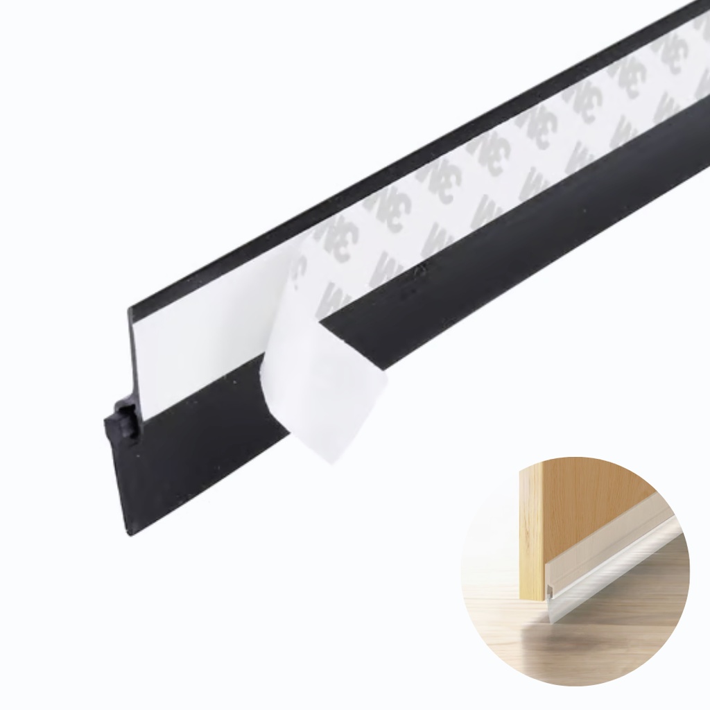 Veda Porta Rodapé Adesivo 90cm Rodo Silicone Protetor em Oferta na Shopee